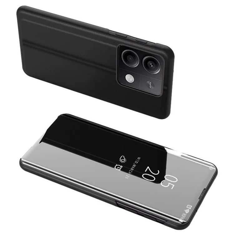 For Xiaomi Redmi Note 13 Pro 5G / Poco X6 5G Phone Case Shockproof Stand Cover with View Window Design