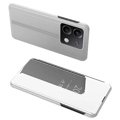 For Xiaomi Redmi Note 13 5G Stand Case View Window Electroplating Mobile Phone Cover