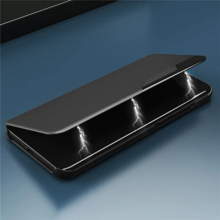 Phone Cover for Xiaomi Redmi Note 13 5G Shell Anti-fall View Window Stand Case