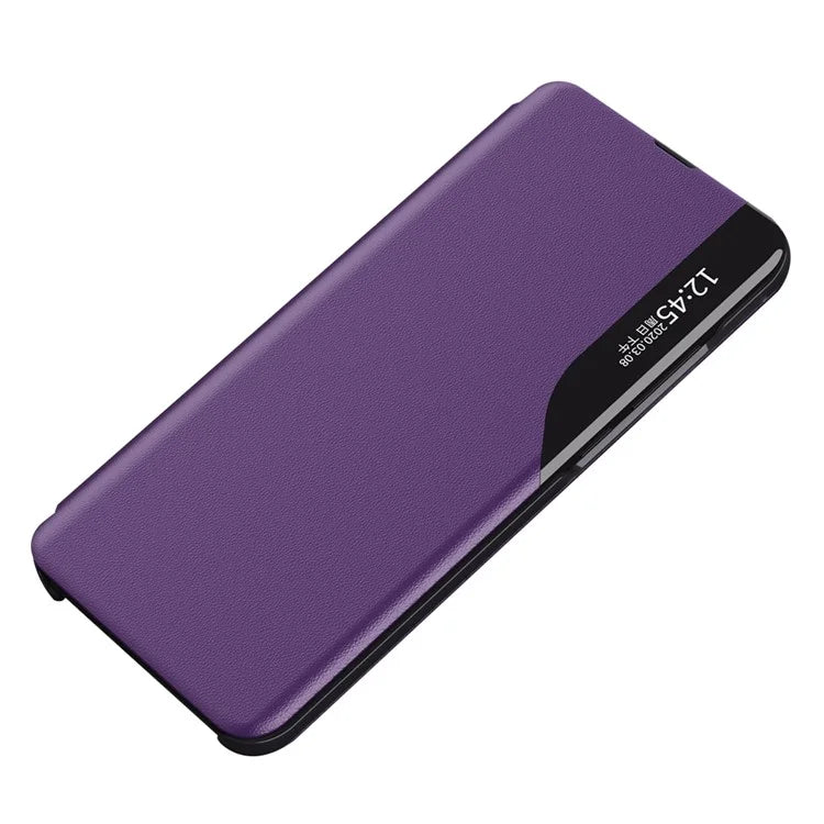 For Xiaomi Redmi Note 13 Pro 5G / Poco X6 5G Cover View Window Scratch-proof Phone Stand Case