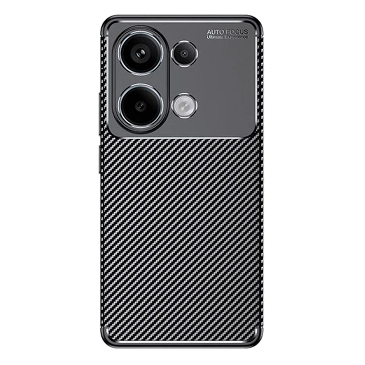 For Xiaomi Redmi Note 13 4G Case Carbon Fiber Texture Soft TPU Cover