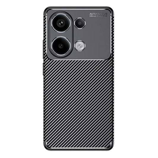 For Xiaomi Redmi Note 13 4G Case Carbon Fiber Texture Soft TPU Cover