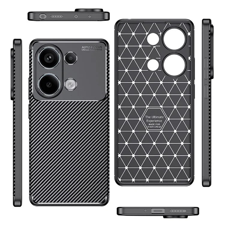 For Xiaomi Redmi Note 13 Pro 4G / Poco M6 Pro 4G TPU Case Phone Cover Carbon Fiber Texture