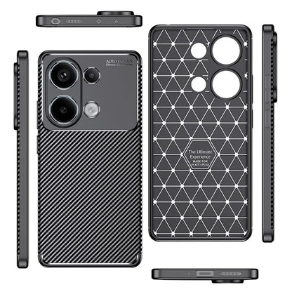 For Xiaomi Redmi Note 13 Pro 4G / Poco M6 Pro 4G TPU Case Phone Cover Carbon Fiber Texture