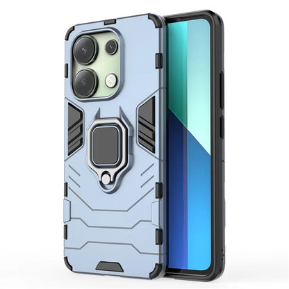 For Xiaomi Redmi Note 13 4G Case PC+TPU Anti-drop Phone Cover with Ring Holder Kickstand