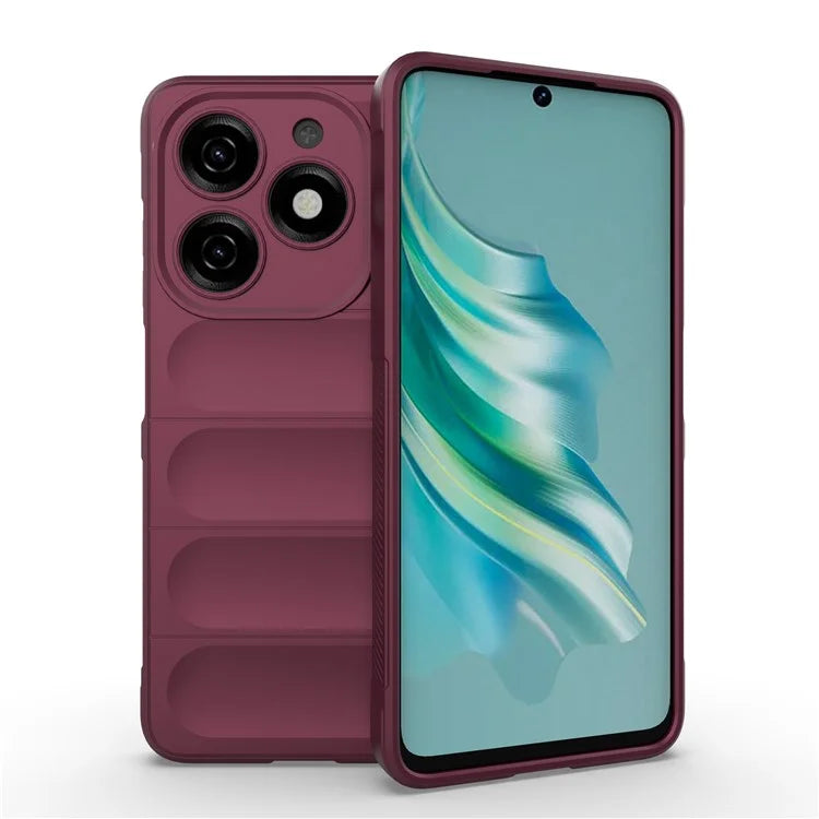 For Transsion Tecno Spark 20 Case Drop-resistant TPU Phone Back Shell