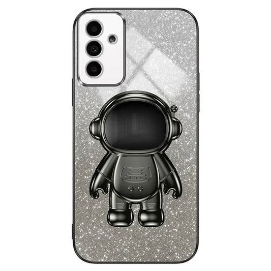 For Samsung Galaxy A13 5G Case PC+TPU Anti-scratch Phone Cover with Astronaut Kickstand