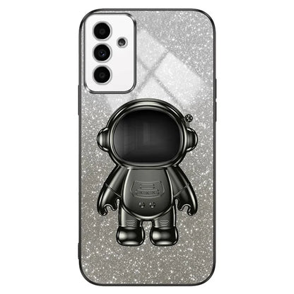 For Samsung Galaxy A14 5G / 4G Cell Phone Case Astronaut Kickstand Glitter PC+TPU Cover