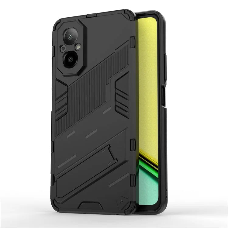 For Realme C67 4G Phone Case Anti-scratch Kickstand PC+TPU Cover