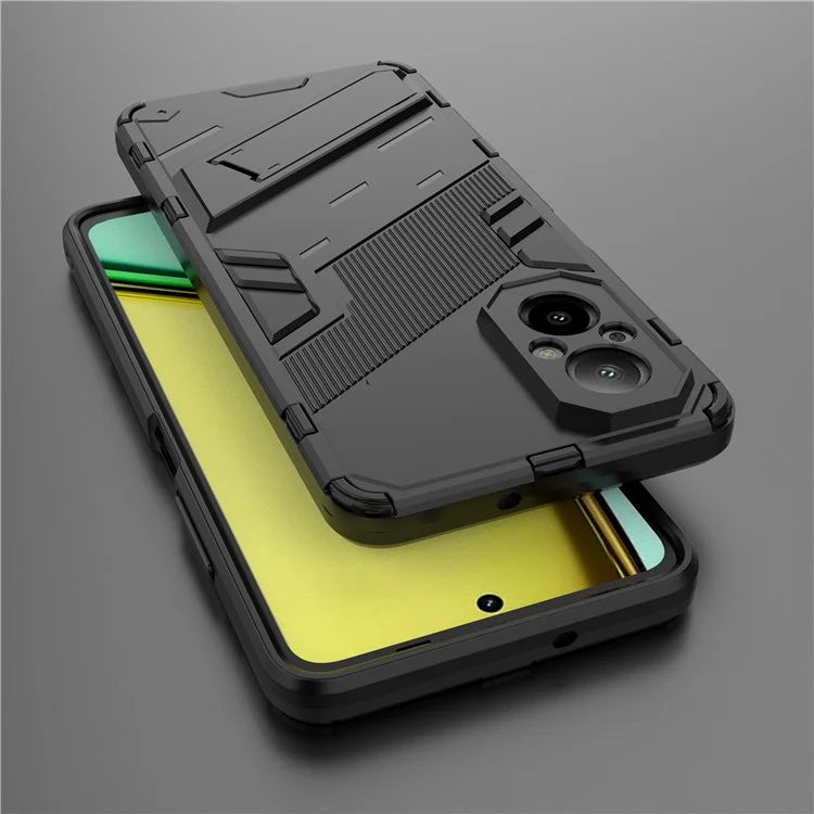 For Realme C67 4G Phone Case Anti-scratch Kickstand PC+TPU Cover
