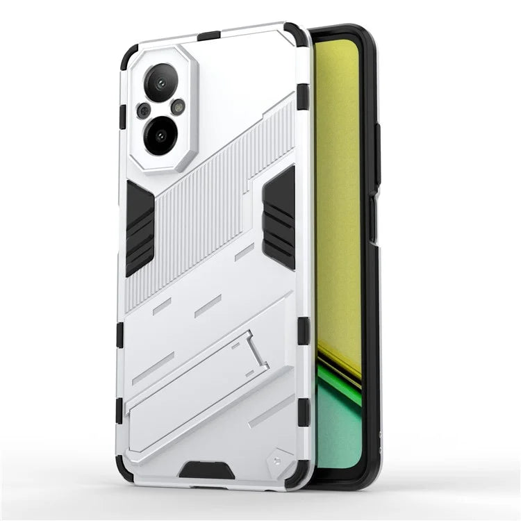 For Realme C67 4G Phone Case Anti-scratch Kickstand PC+TPU Cover