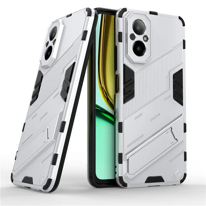 For Realme C67 4G Phone Case Anti-scratch Kickstand PC+TPU Cover