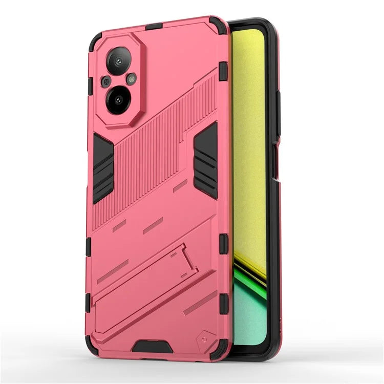 For Realme C67 4G Phone Case Anti-scratch Kickstand PC+TPU Cover