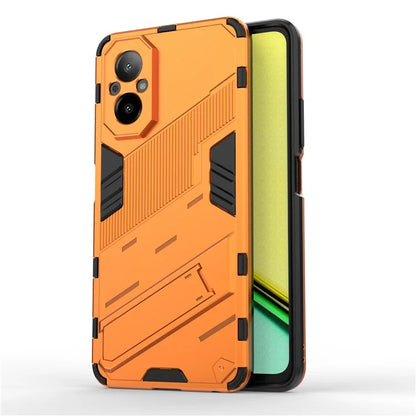For Realme C67 4G Phone Case Anti-scratch Kickstand PC+TPU Cover