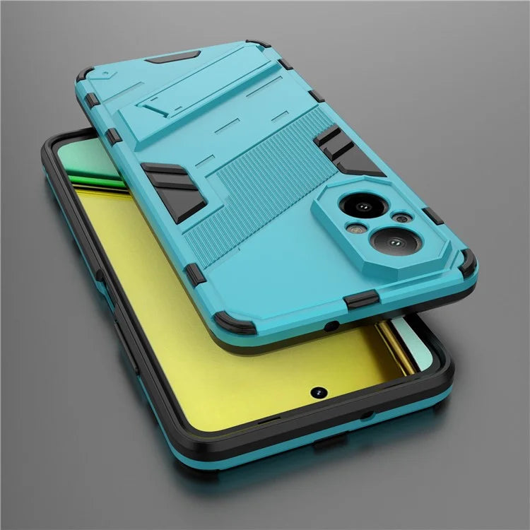 For Realme C67 4G Phone Case Anti-scratch Kickstand PC+TPU Cover