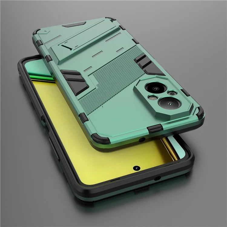 For Realme C67 4G Phone Case Anti-scratch Kickstand PC+TPU Cover