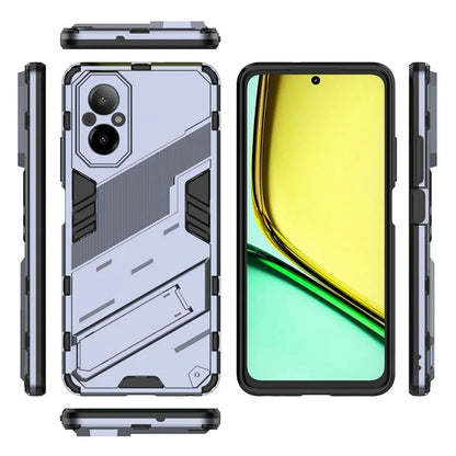 For Realme C67 4G Phone Case Anti-scratch Kickstand PC+TPU Cover