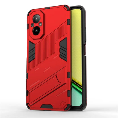 For Realme C67 4G Phone Case Anti-scratch Kickstand PC+TPU Cover