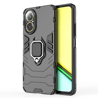 For Realme C67 4G Phone Case Ring Kickstand PC +TPU Hybrid Cover