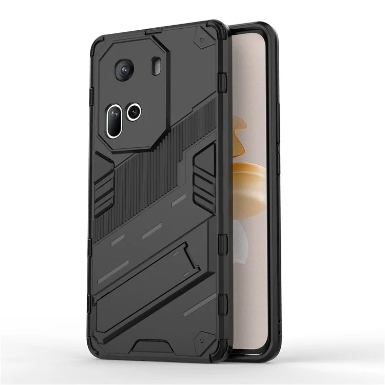 For Oppo Reno11 5G (Global) Kickstand Case PC+TPU Anti-drop Phone Cover