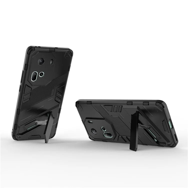 For Oppo Reno11 5G (Global) Kickstand Case PC+TPU Anti-drop Phone Cover