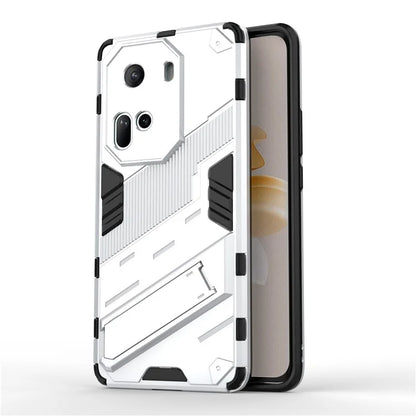 For Oppo Reno11 5G (Global) Kickstand Case PC+TPU Anti-drop Phone Cover