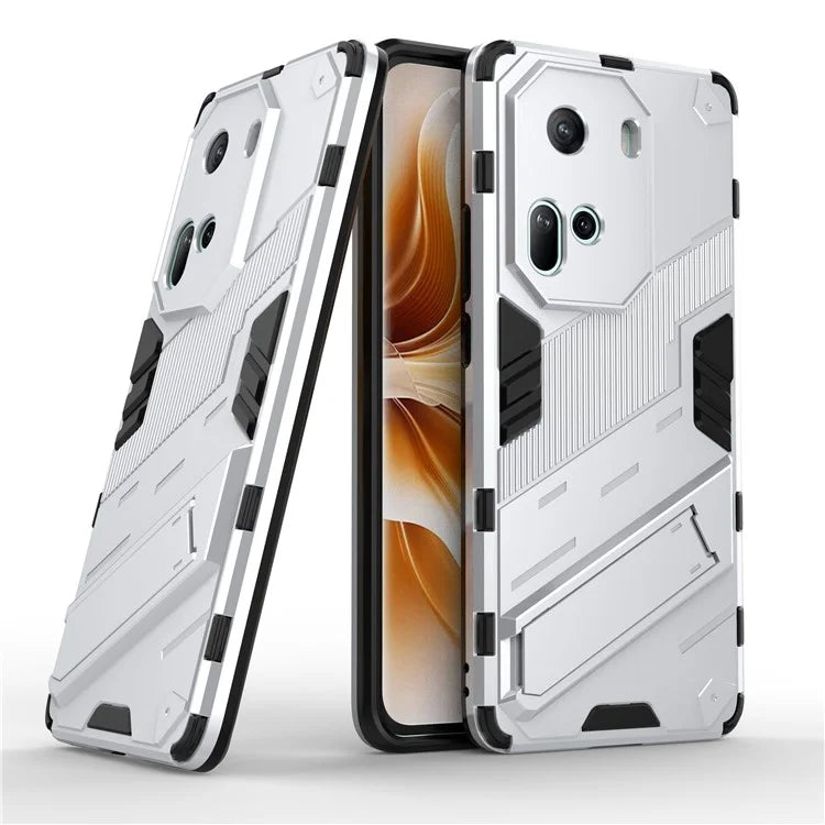 For Oppo Reno11 5G (Global) Kickstand Case PC+TPU Anti-drop Phone Cover