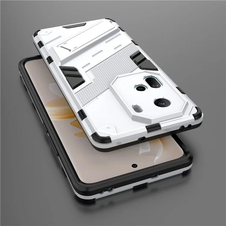 For Oppo Reno11 5G (Global) Kickstand Case PC+TPU Anti-drop Phone Cover