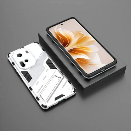 For Oppo Reno11 5G (Global) Kickstand Case PC+TPU Anti-drop Phone Cover