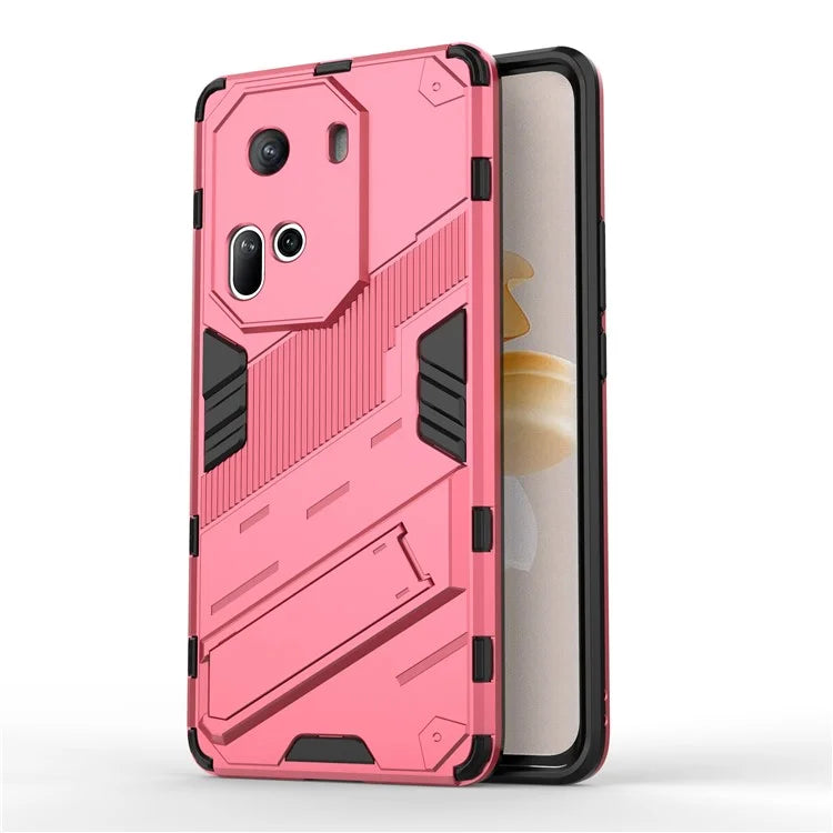 For Oppo Reno11 5G (Global) Kickstand Case PC+TPU Anti-drop Phone Cover