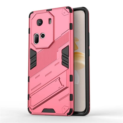 For Oppo Reno11 5G (Global) Kickstand Case PC+TPU Anti-drop Phone Cover