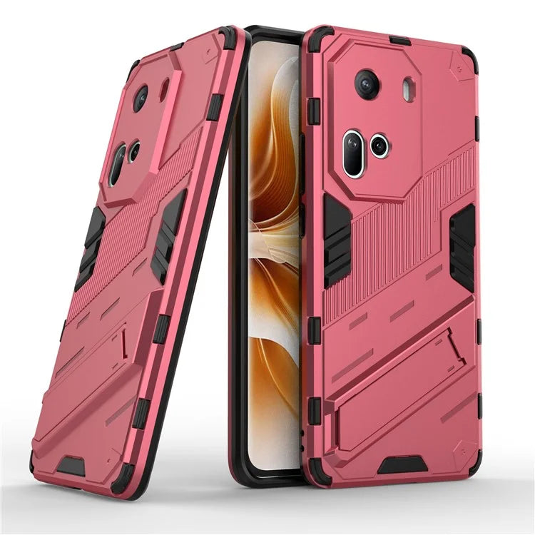 For Oppo Reno11 5G (Global) Kickstand Case PC+TPU Anti-drop Phone Cover