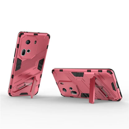 For Oppo Reno11 5G (Global) Kickstand Case PC+TPU Anti-drop Phone Cover