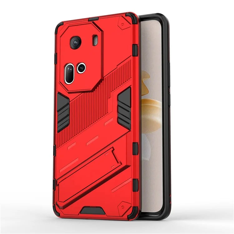 For Oppo Reno11 5G (Global) Kickstand Case PC+TPU Anti-drop Phone Cover