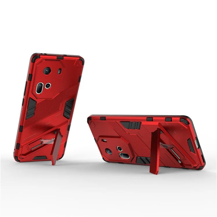 For Oppo Reno11 5G (Global) Kickstand Case PC+TPU Anti-drop Phone Cover