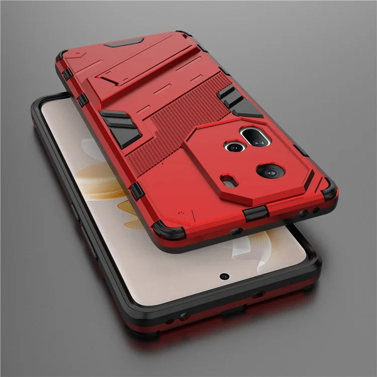 For Oppo Reno11 5G (Global) Kickstand Case PC+TPU Anti-drop Phone Cover