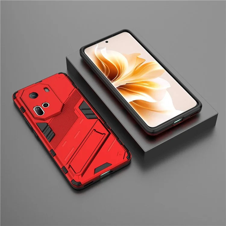 For Oppo Reno11 5G (Global) Kickstand Case PC+TPU Anti-drop Phone Cover