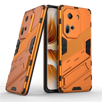 For Oppo Reno11 5G (Global) Kickstand Case PC+TPU Anti-drop Phone Cover