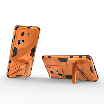 For Oppo Reno11 5G (Global) Kickstand Case PC+TPU Anti-drop Phone Cover