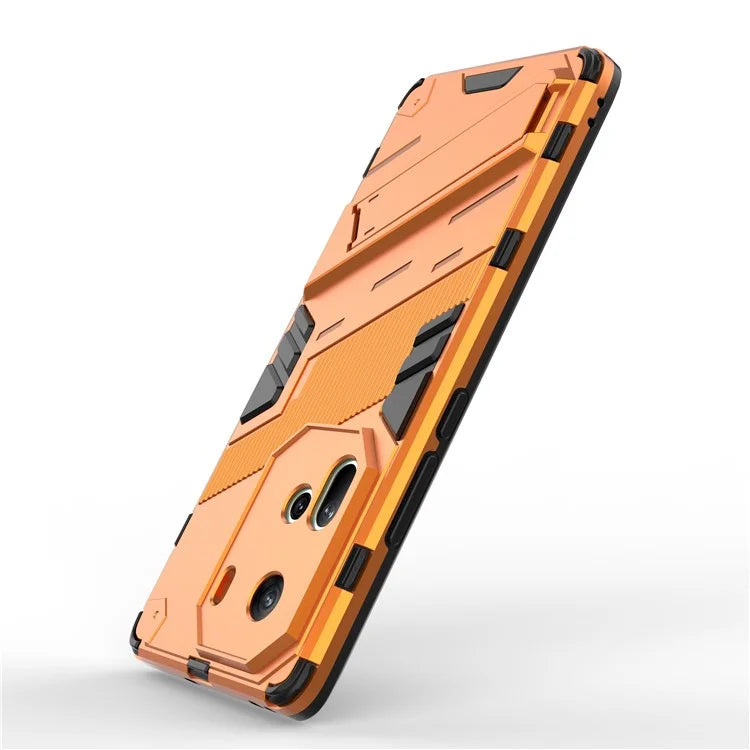 For Oppo Reno11 5G (Global) Kickstand Case PC+TPU Anti-drop Phone Cover