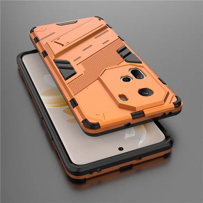 For Oppo Reno11 5G (Global) Kickstand Case PC+TPU Anti-drop Phone Cover