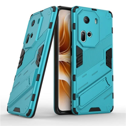 For Oppo Reno11 5G (Global) Kickstand Case PC+TPU Anti-drop Phone Cover
