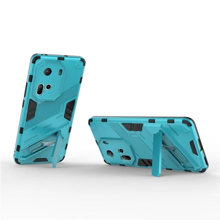 For Oppo Reno11 5G (Global) Kickstand Case PC+TPU Anti-drop Phone Cover