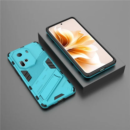 For Oppo Reno11 5G (Global) Kickstand Case PC+TPU Anti-drop Phone Cover