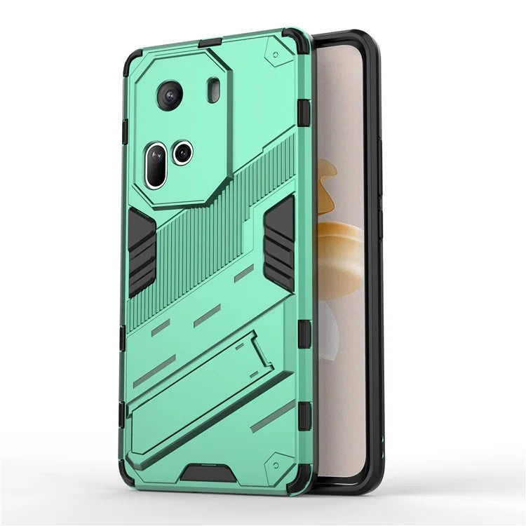 For Oppo Reno11 5G (Global) Kickstand Case PC+TPU Anti-drop Phone Cover