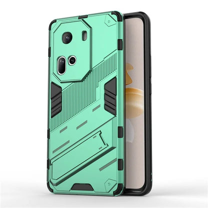 For Oppo Reno11 5G (Global) Kickstand Case PC+TPU Anti-drop Phone Cover