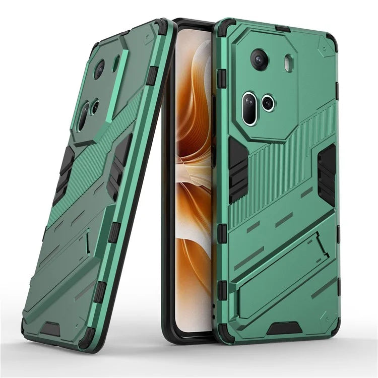 For Oppo Reno11 5G (Global) Kickstand Case PC+TPU Anti-drop Phone Cover