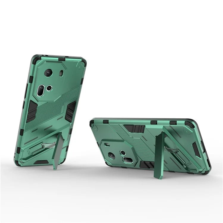 For Oppo Reno11 5G (Global) Kickstand Case PC+TPU Anti-drop Phone Cover