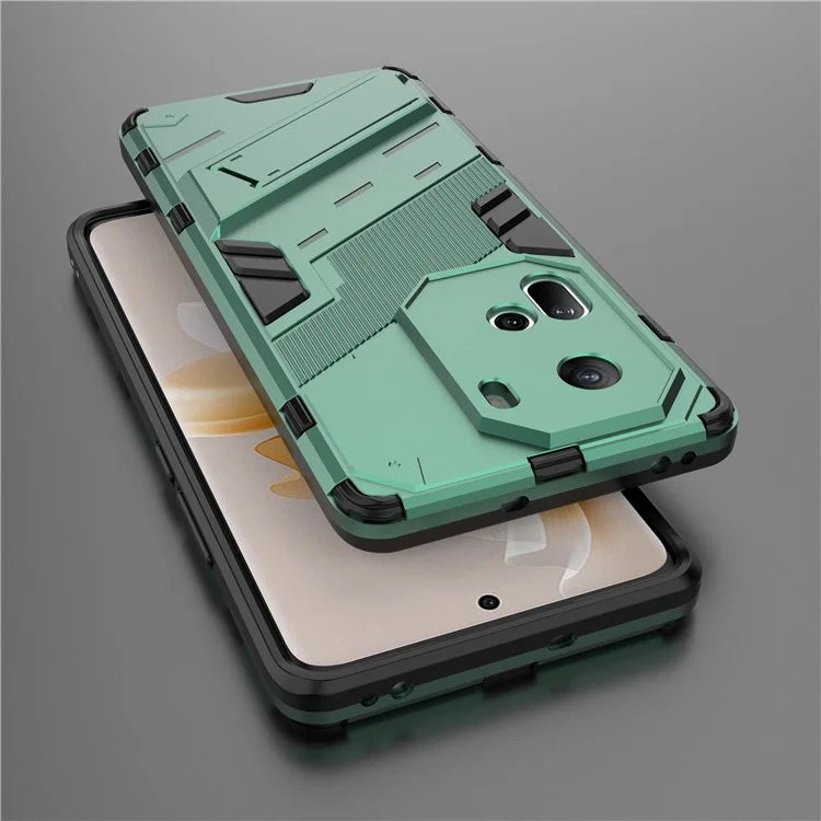 For Oppo Reno11 5G (Global) Kickstand Case PC+TPU Anti-drop Phone Cover
