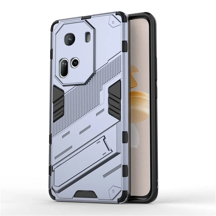 For Oppo Reno11 5G (Global) Kickstand Case PC+TPU Anti-drop Phone Cover